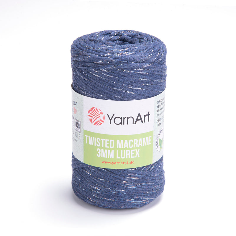 761 Twisted Macrame 3 MM Lurex
