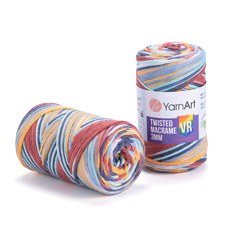 925 Twisted Macrame 3mm VR